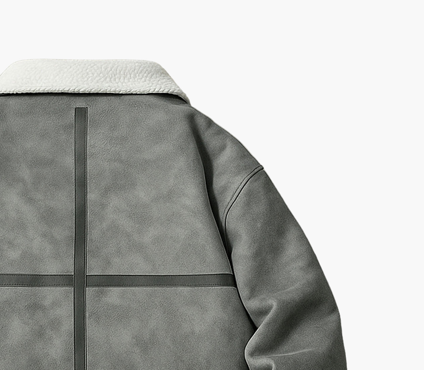 Men’s Faux Fur-Lined Bomber Jacket – Trendy Winter Streetwear