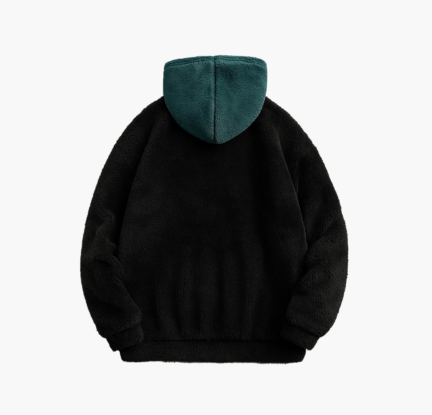 Men’s Casual Hoodie – Letter Patch Embroidered