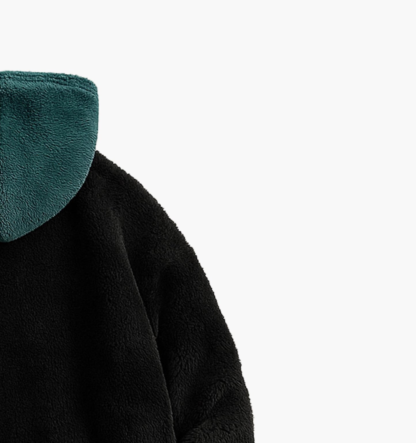 Men’s Casual Hoodie – Letter Patch Embroidered