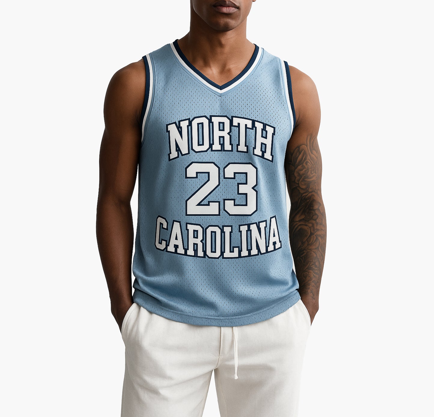 Men’s Blue Basketball Tank Top